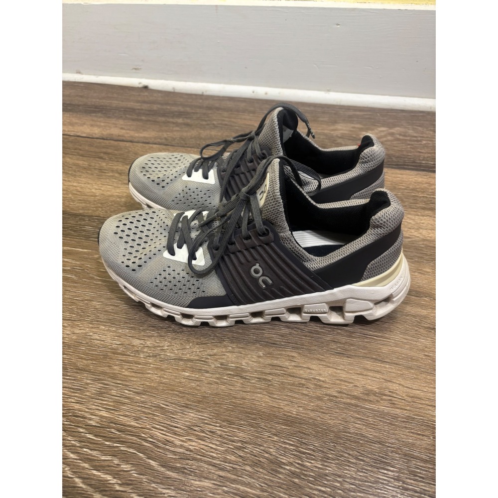 On Cloudswift Grey Black Running Shoes Womens US 8 Helion CloudTec 41.98922 - Picture 3 of 8
